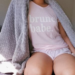 Fashion Nova "Brunch babe" PJ set